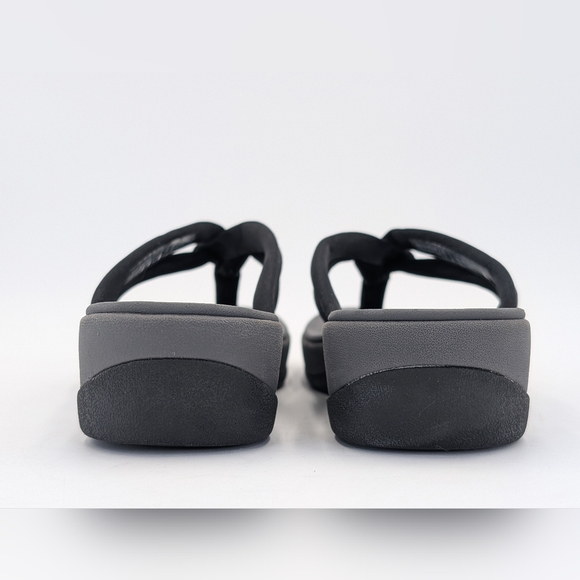 Cloudsteppers by Clarks Arla Glison Black Sandal Size US 9M / EU 40 Cushion Soft - Picture 12 of 16